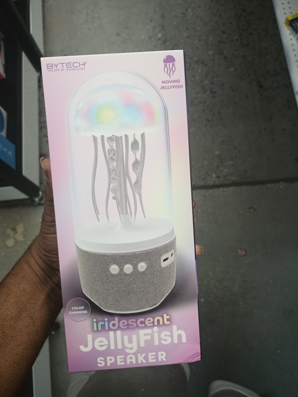 Iridescent Pink JellyFish Bluetooth Speaker